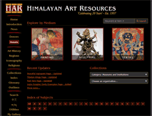 Tablet Screenshot of himalayanart.org